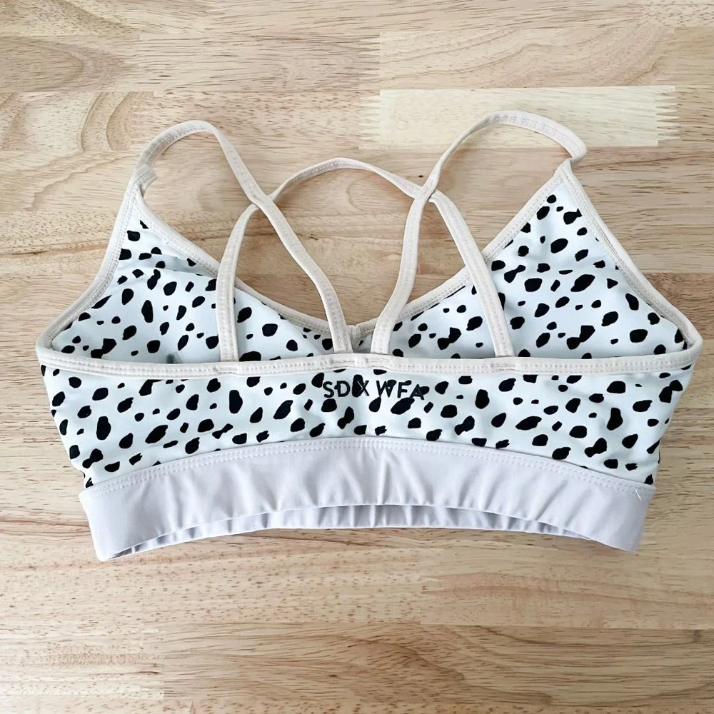 Sarah’s Day White Fox Active 101 Dalmatians Sports Bra - Picture 2 of 3